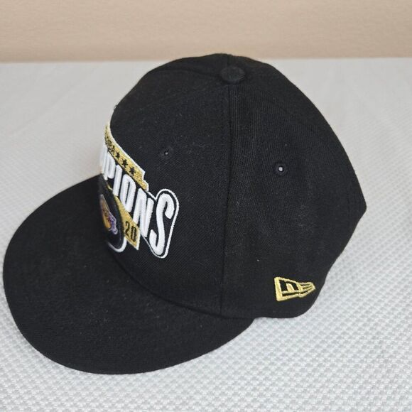 Los Angeles Lakers NBA 2020 Champions Black Adjustable Snapback Hat New Era - Picture 3 of 7